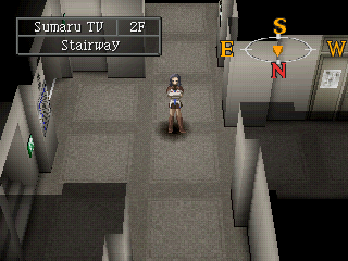 Persona 2: Eternal Punishment (PlayStation) screenshot: Sumaru TV dungeon