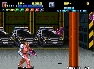 Screenshot of Robo Army (Arcade, 1991) - MobyGames