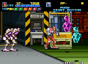 Robo Army (Arcade) screenshot: Robo corps