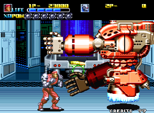 Screenshot of Robo Army (Arcade, 1991) - MobyGames