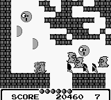 Bubble Bobble (Game Boy) screenshot: Life lost
