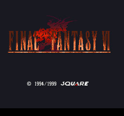 Final Fantasy Anthology (PlayStation) screenshot: Final Fantasy VI: Title screen