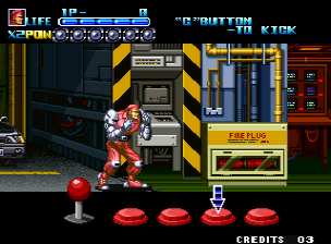 Screenshot of Robo Army (Arcade, 1991) - MobyGames