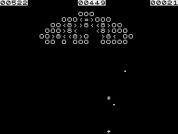 Screenshot of Winged Avenger (ZX81, 1982) - MobyGames