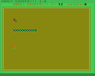 Ormet kruper!!! (Amiga) screenshot: Starting out