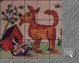 Ami Puzzle (Amiga) screenshot: 15 tiles picture