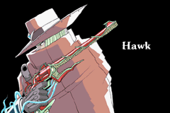 Metalgun Slinger (Game Boy Advance) screenshot: Hawk