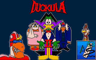Count Duckula 2 Featuring Tremendous Terence (Atari ST) screenshot: Loading Screen.