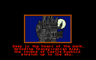Count Duckula 2 Featuring Tremendous Terence (Atari ST) screenshot: The story.