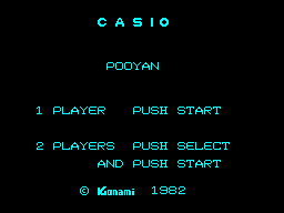 Screenshot of Pooyan (Casio PV-1000, 1982) - MobyGames