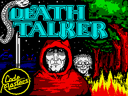 Death Stalker (ZX Spectrum) screenshot: Title screen