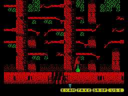 Death Stalker (ZX Spectrum) screenshot: Action's icons