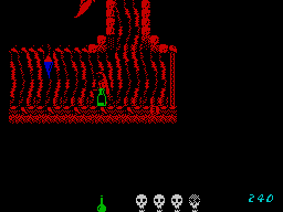 Death Stalker (ZX Spectrum) screenshot: Take bottle
