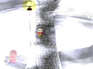 Thousand Arms (PlayStation) screenshot: Cozy Mist Valley dungeon fairly early in the game