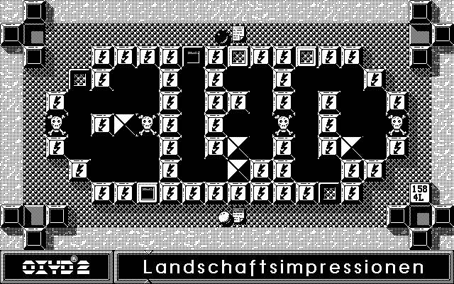 Oxyd 2 (Atari ST) screenshot: Impressions from later levels