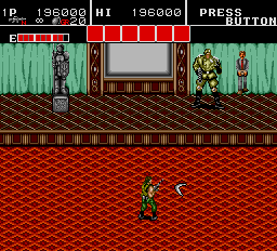 Bloody Wolf (Arcade) screenshot: Last boss