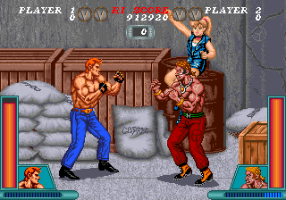 Solitary Fighter (Arcade) screenshot: duel starts