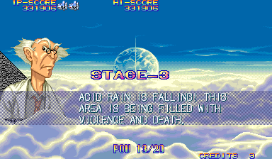 Eco Fighters (Arcade) screenshot: Stage 3