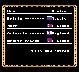 L'Empereur (NES) screenshot: Sea control