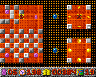 Explorer (Amiga) screenshot: Level 19
