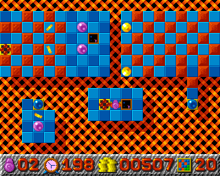 Explorer (Amiga) screenshot: Level 20