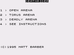Death Riders Title Deathrider (1995) - MobyGames