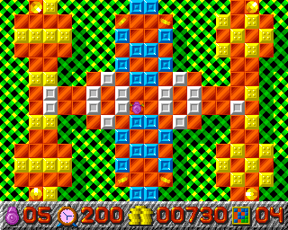 Explorer (Amiga) screenshot: Level 4
