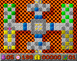 Explorer (Amiga) screenshot: Level 1