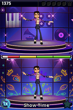 Michael Jackson: The Experience (Nintendo DS) screenshot: Another Part of Me (Show Time)