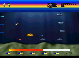 HMS Raptor (Jaguar) screenshot: Not only there is too many rival submarines, they also want to see you drowning!