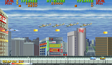 Screenshot Of Carrier Air Wing (arcade, 1990) - Mobygames