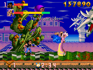 Biomechanical Toy (Arcade) screenshot: Kill the Queen.