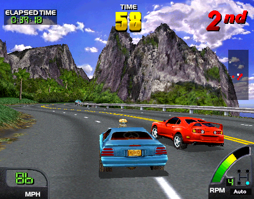 Screenshot of Cruis'n World (Arcade, 1996) - MobyGames