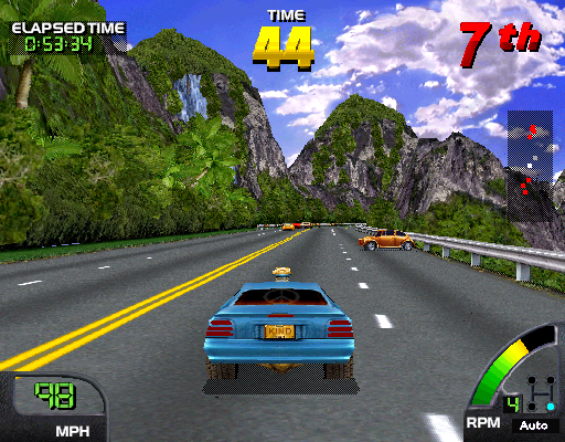 Screenshot of Cruis'n World (Arcade, 1996) - MobyGames