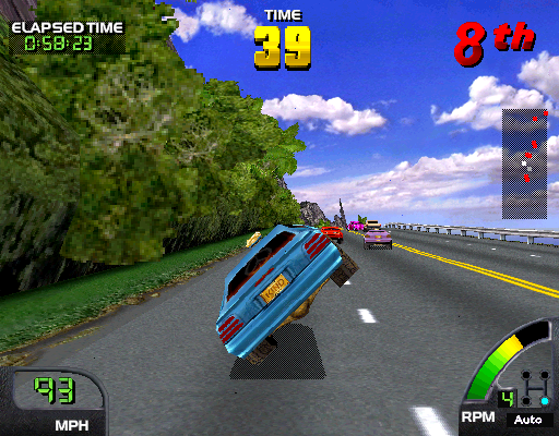 Screenshot of Cruis'n World (Arcade, 1996) - MobyGames