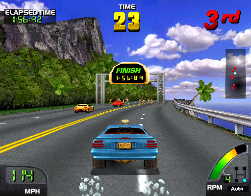 Screenshot of Cruis'n World (Arcade, 1996) - MobyGames