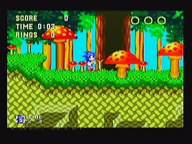 Sonic & Knuckles (Wii) screenshot: Mushroom Hill