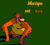 Walt Disney's The Jungle Book: Mowgli's Wild Adventure (Game Boy Color) screenshot: Musique