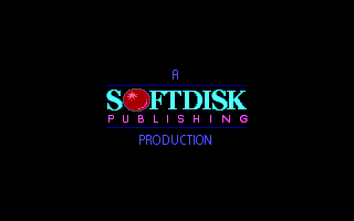 The Catacomb Abyss (DOS) screenshot: Softdisk Publishing logo