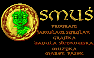 Smuś (Amiga) screenshot: Title screen
