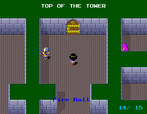 The Return of Ishtar (Arcade) screenshot: Do you have the key?