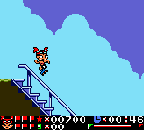 Xtreme Sports (Game Boy Color) screenshot: Yohoo!