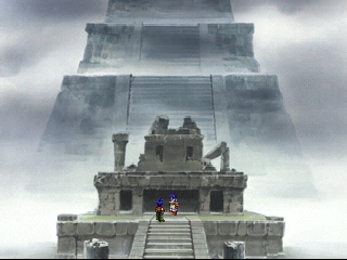 Wild Arms 2 (PlayStation) screenshot: ...and here's another one. What a view!..