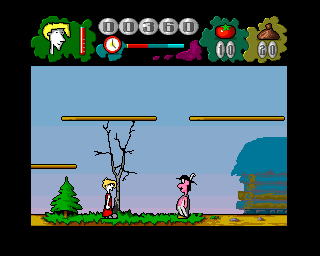 Mr. Tomato (Amiga) screenshot: Highlander