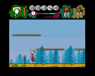 Mr. Tomato (Amiga) screenshot: Arrow spike