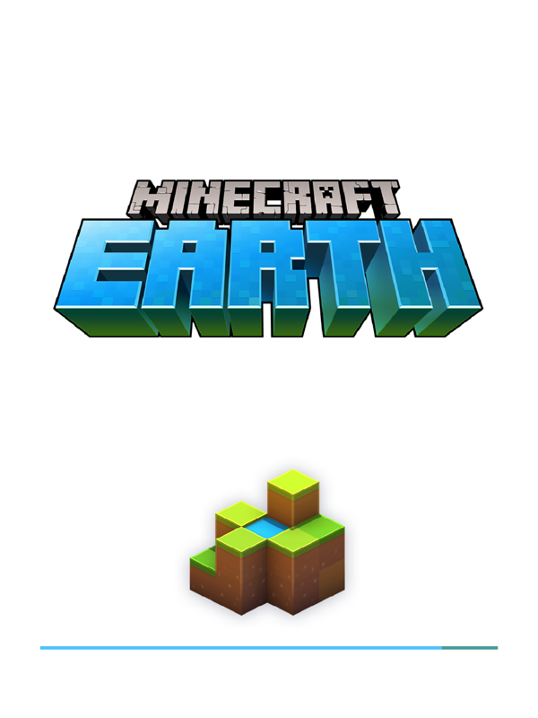 Minecraft Earth (iPad) screenshot: Title screen