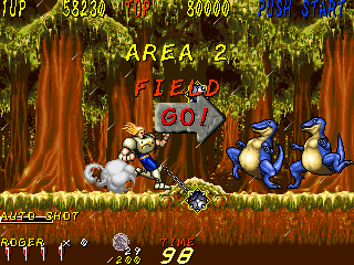 Dyna Gear (Arcade) screenshot: Arena 2
