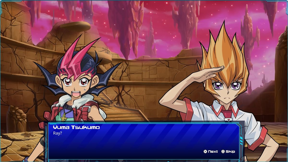 Yu-Gi-Oh!: Legacy of the Duelist (PlayStation 4) screenshot: Story missions have non-speakable cutscenes