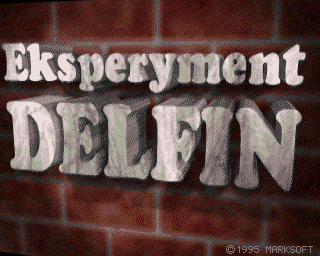 Eksperyment Delfin (Amiga) screenshot: Title screen