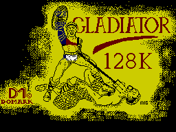 Gladiator (ZX Spectrum) screenshot: Loading Screen